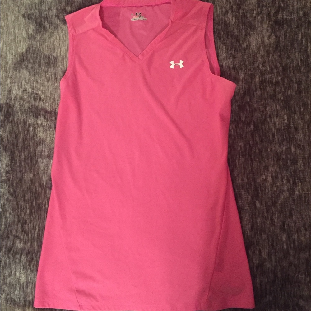 Pink Under Armour Tank Top Women’s petite XL